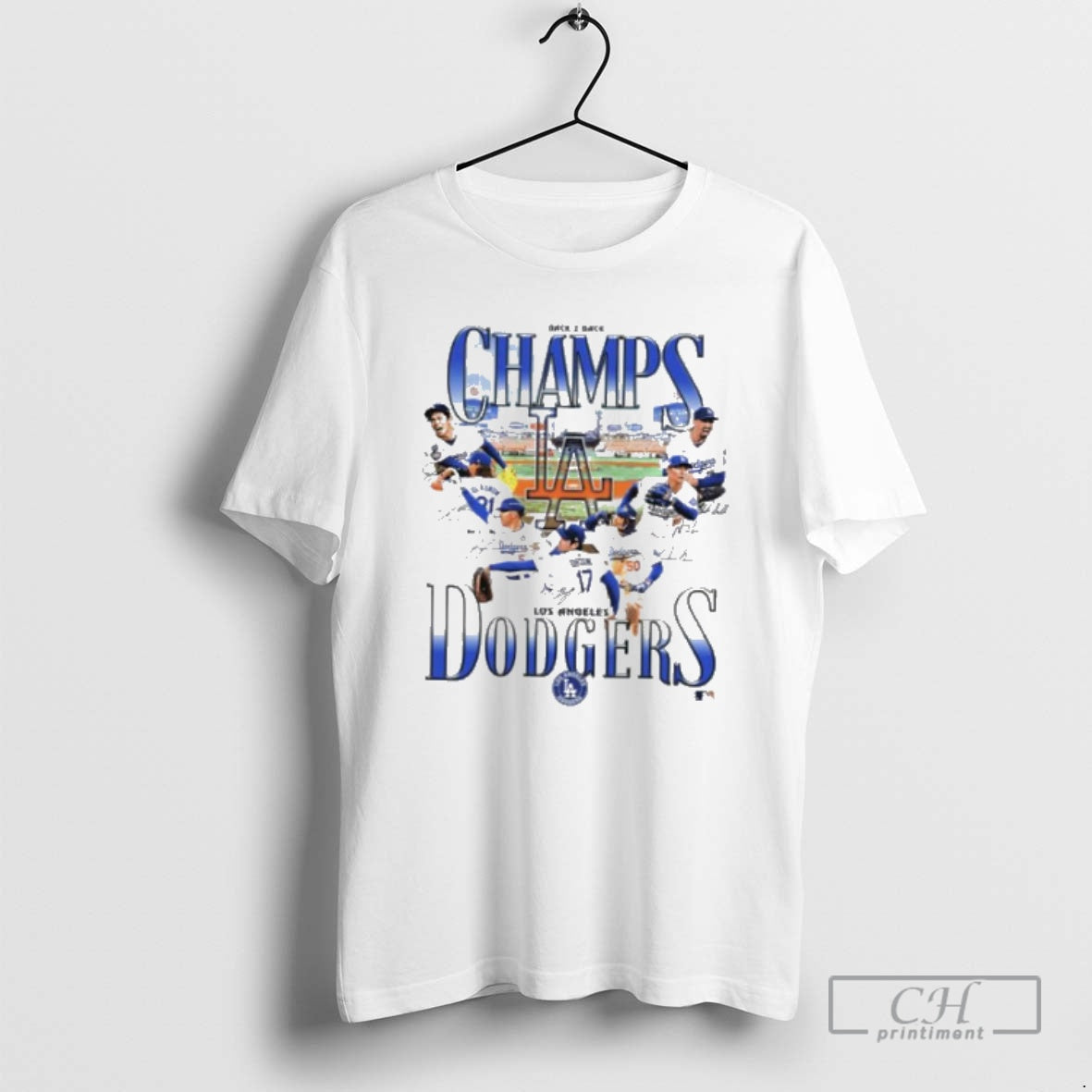 Premium Los Angeles Dodgers 2024 2025 Back 2 Back World Series Champs Signatures Shirt Sweater
