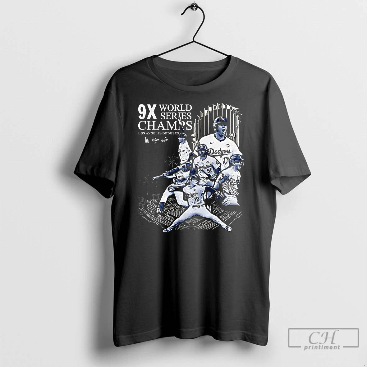 Premium Los Angeles Dodgers 9x World Series Champions 2025