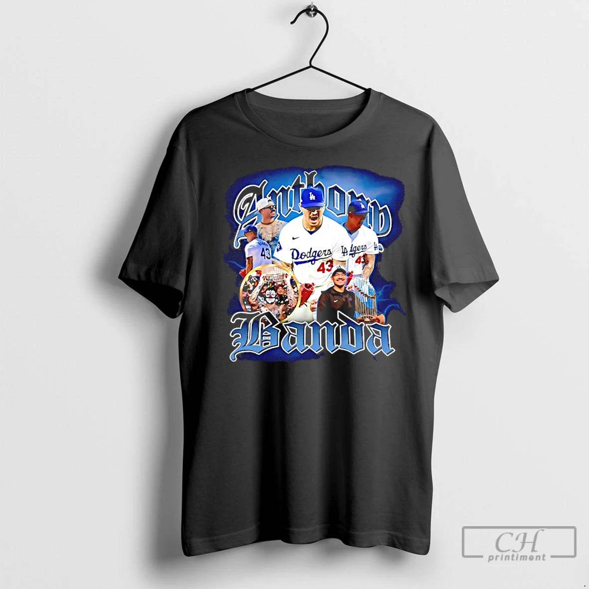 Premium Los Angeles Dodgers Anthony Banda 2025 World Champs 90s Bootleg