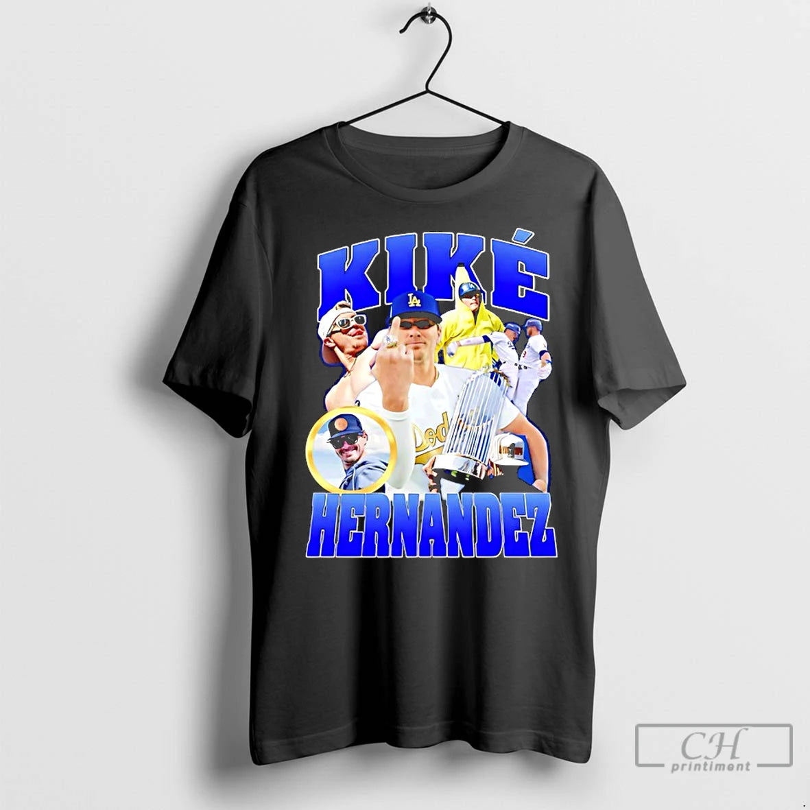 Premium Los Angeles Dodgers Enrique Hernandez 2025 World Champs 90s Bootleg