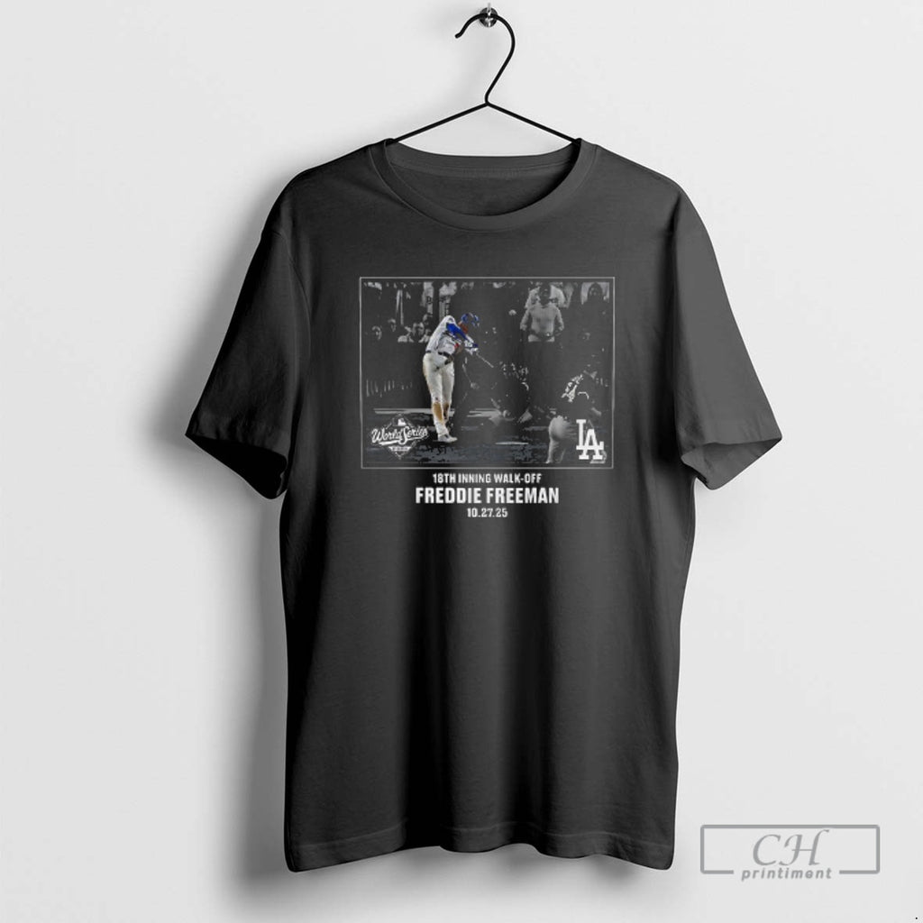 Premium Los Angeles Dodgers Freddie Freeman 2025 Mlb Postseason Moment Shirt Sweater