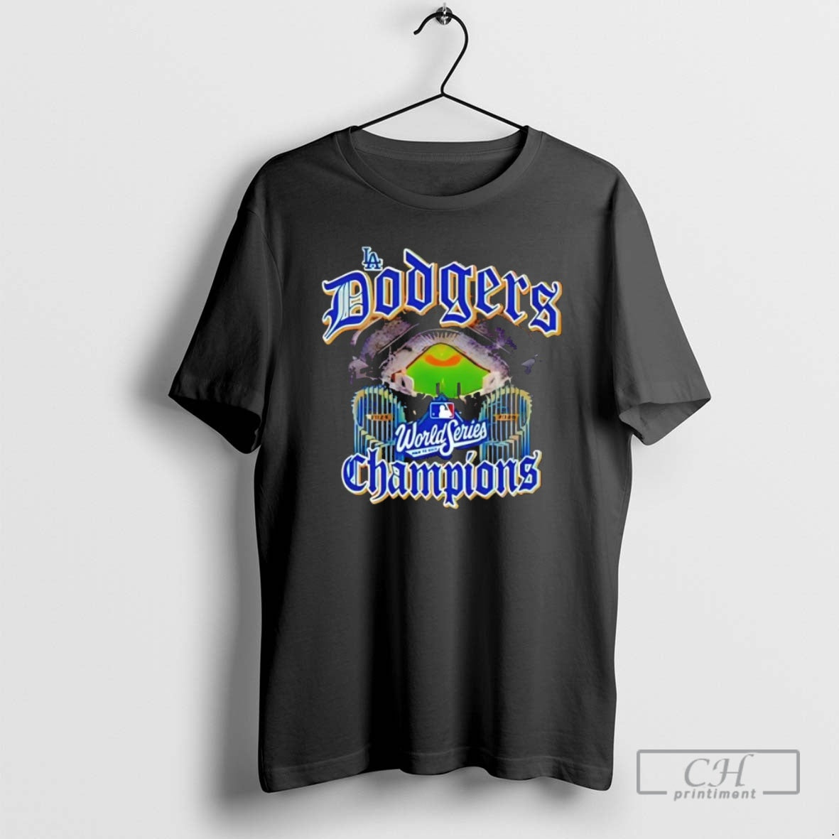 Premium Los Angeles Dodgers World Series Champs Stadium Black Shirt Sweater