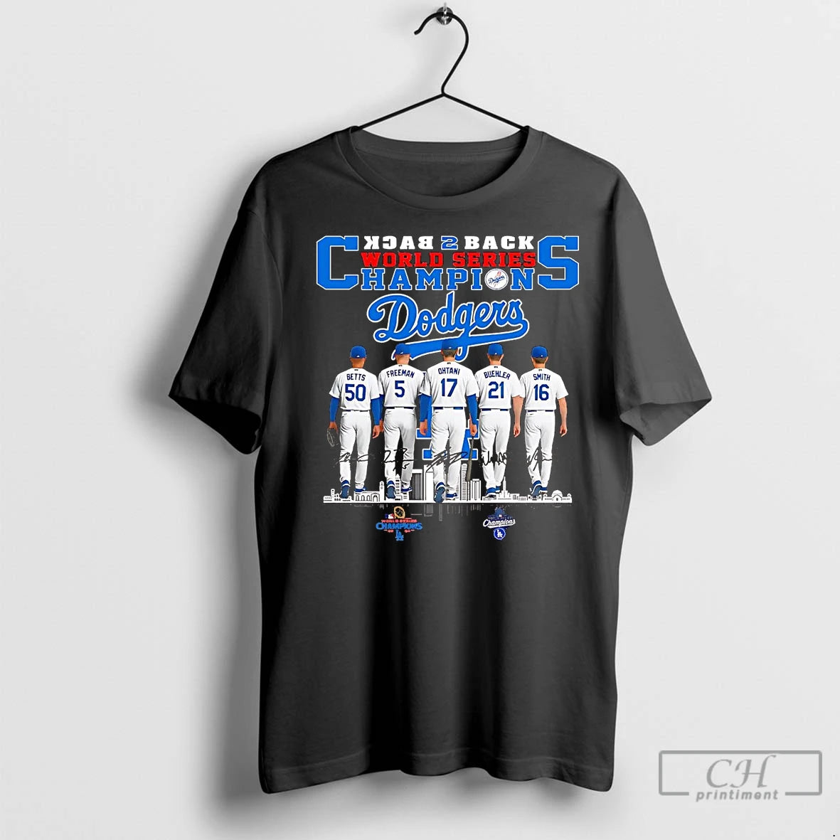 Premium Los Angeles Dodgers Back To Back World Series Champions 2025 Skyline