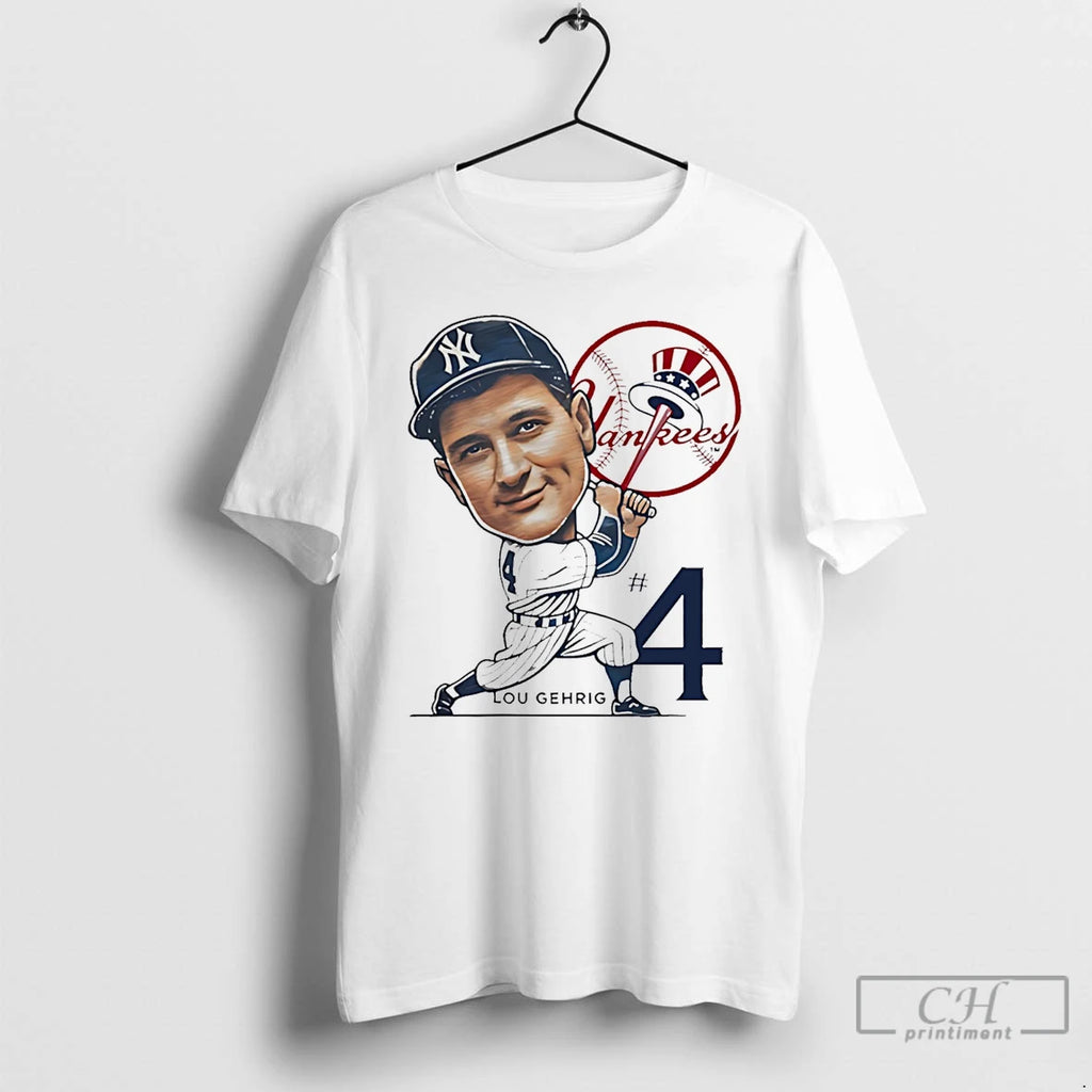Premium Lou Gehrig New York Yankees Legend Caricature