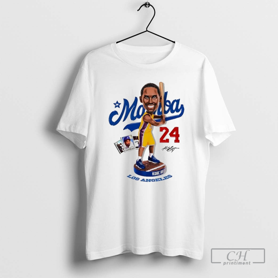 Premium Mamba Bobblehead Kobe Cartoon 24 Dodgers Shirt Sweater