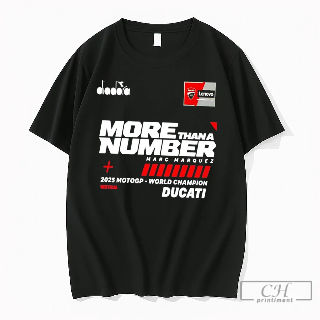 Premium Marc Marquez World Champion 2025 More Than A Number Tee Unisex , , , Long Sleeve Tee