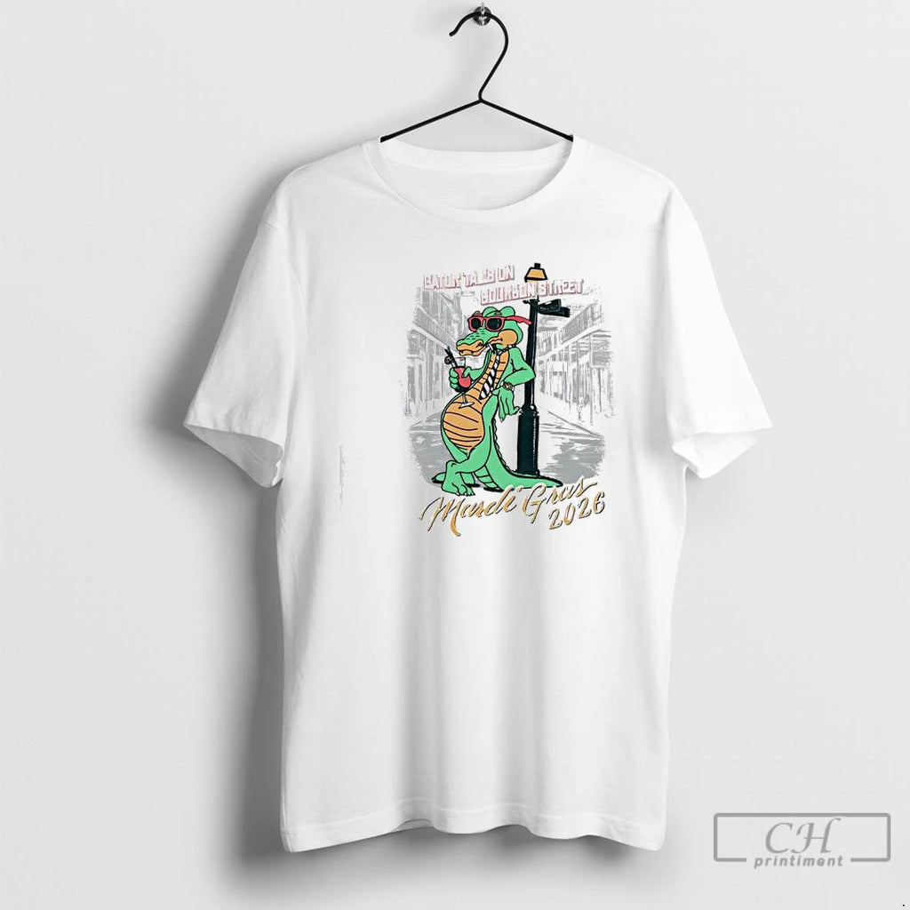 Premium Mardi Gras 2026 Gator Tails On Bourbon Street