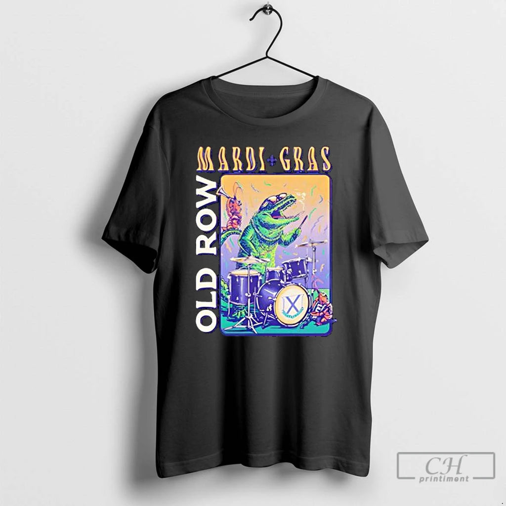 Premium Mardi Gras Gator Band Old Row