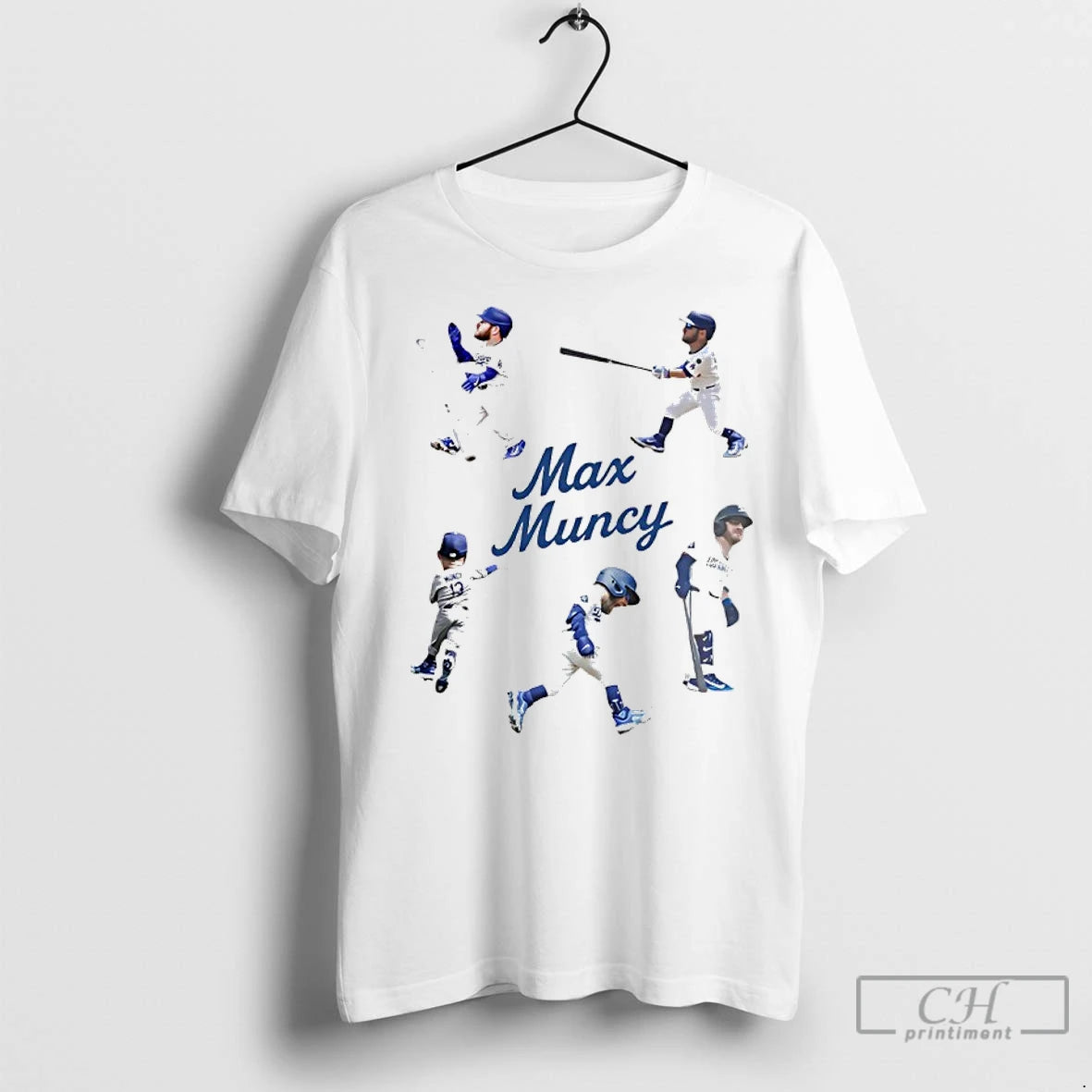Premium Max Muncy Los Angeles Dodgers Player Natural Moment