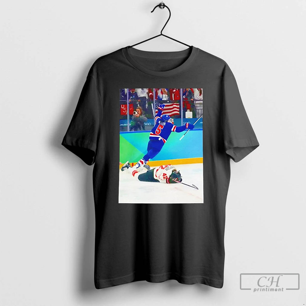 Premium Megan Keller Ot Goal Hockey
