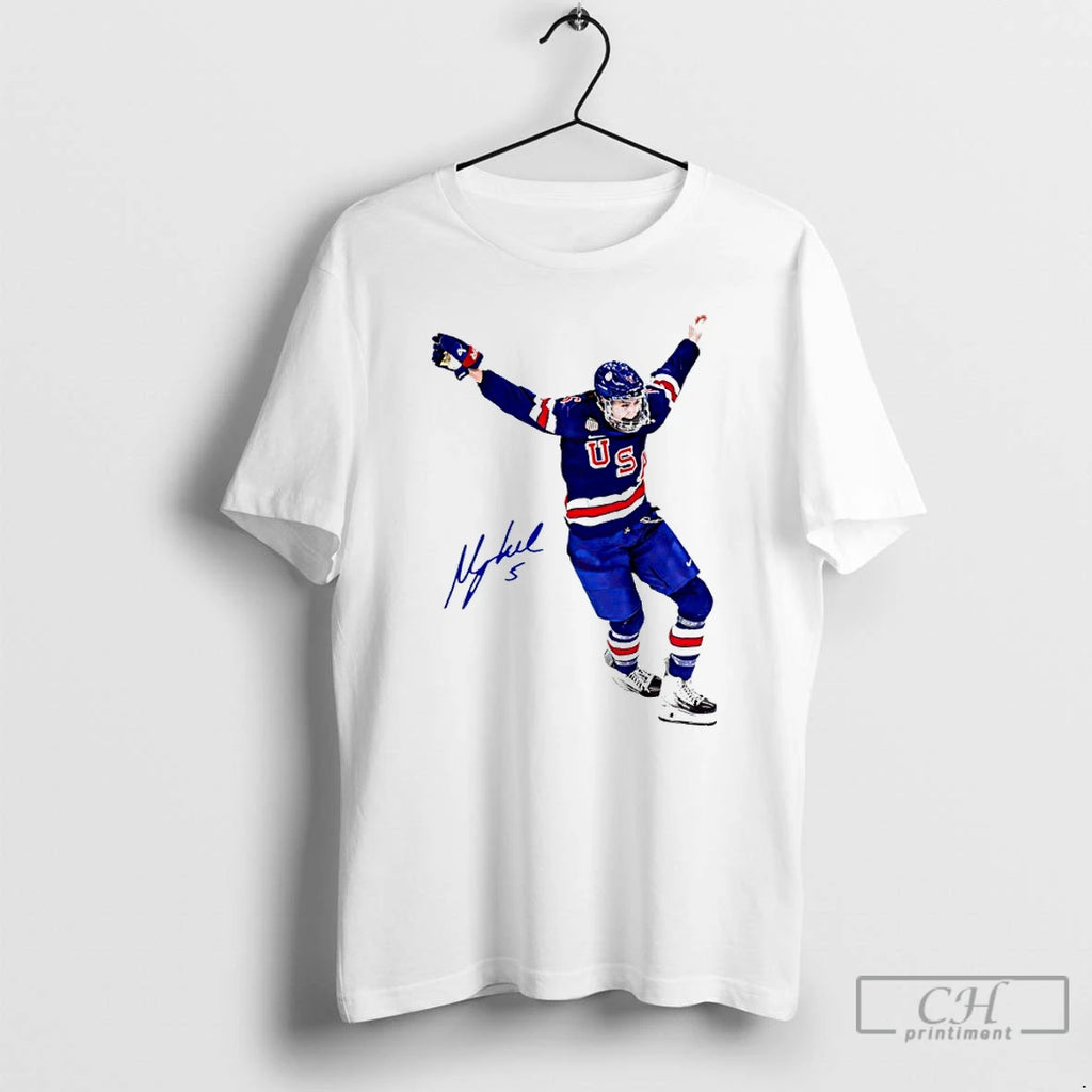 Premium Megan Keller Womens Hockey Team Ice Cold Signature