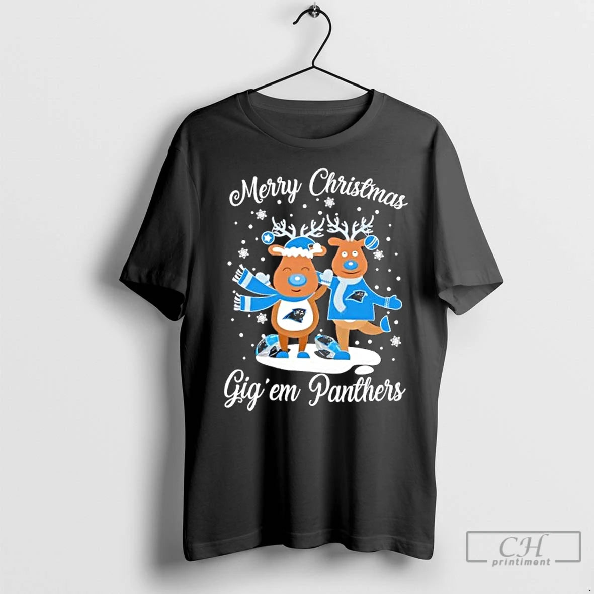 Premium Merry Christmas Gig Em Carolina Panthers Football