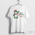 Premium Merry Resistmas Portland Frog Santa Hat Merry Christmas 2025