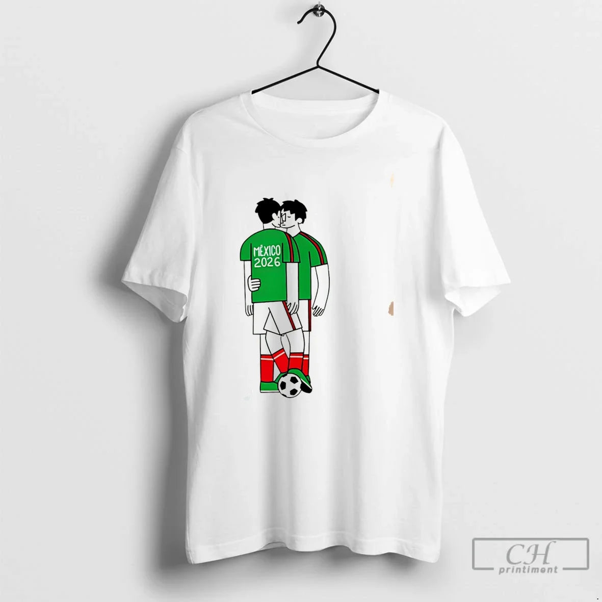 Premium Mexico 2026 Soccer Pride Tee Unisex , , , Long Sleeve Tee