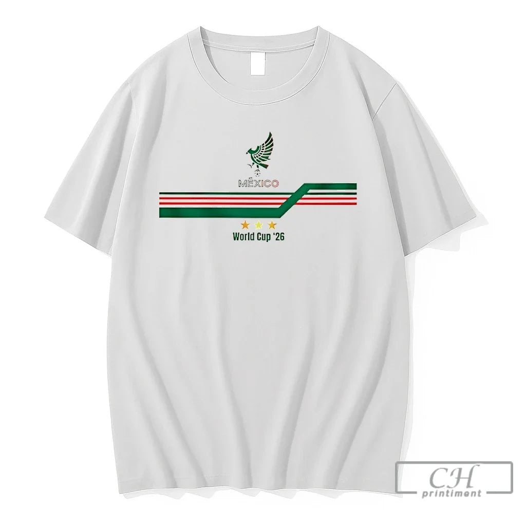 Premium Mexico Soccer National Team World Cup 26 Football Sport Unisex , , , Long Sleeve Tee