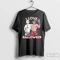 Premium Michael Myers And Freddy Krueger I Love Gay Halloween