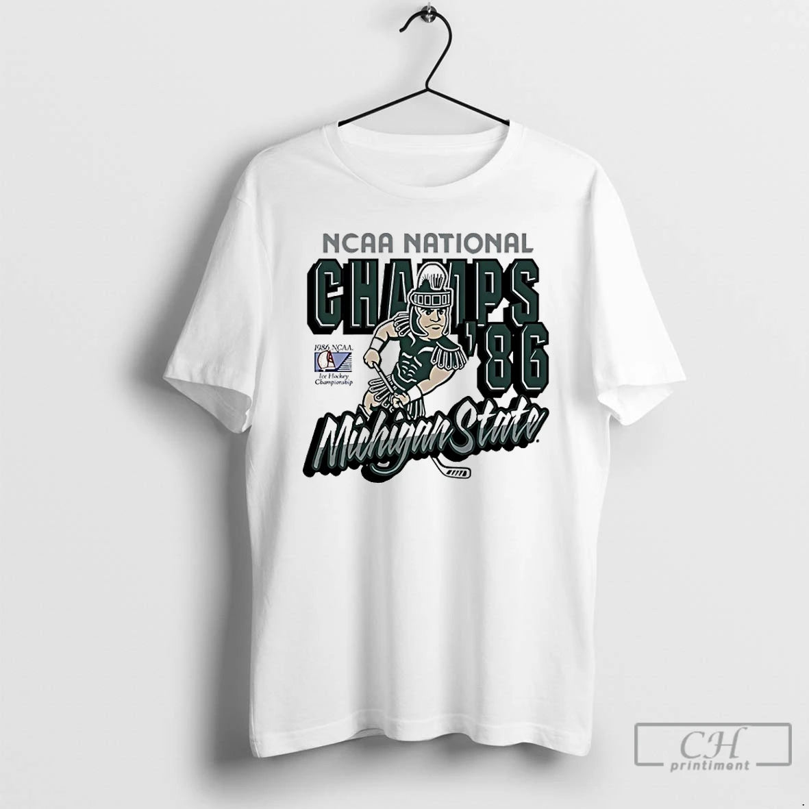 Premium Michigan State Spartans 1986 Ncaa Hockey National Champions