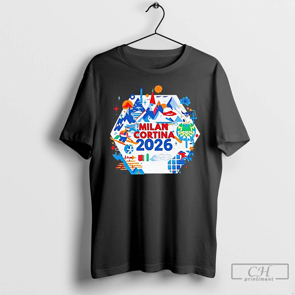 Premium Milano Cortina 2026 Ski Snowboard Winter Sports
