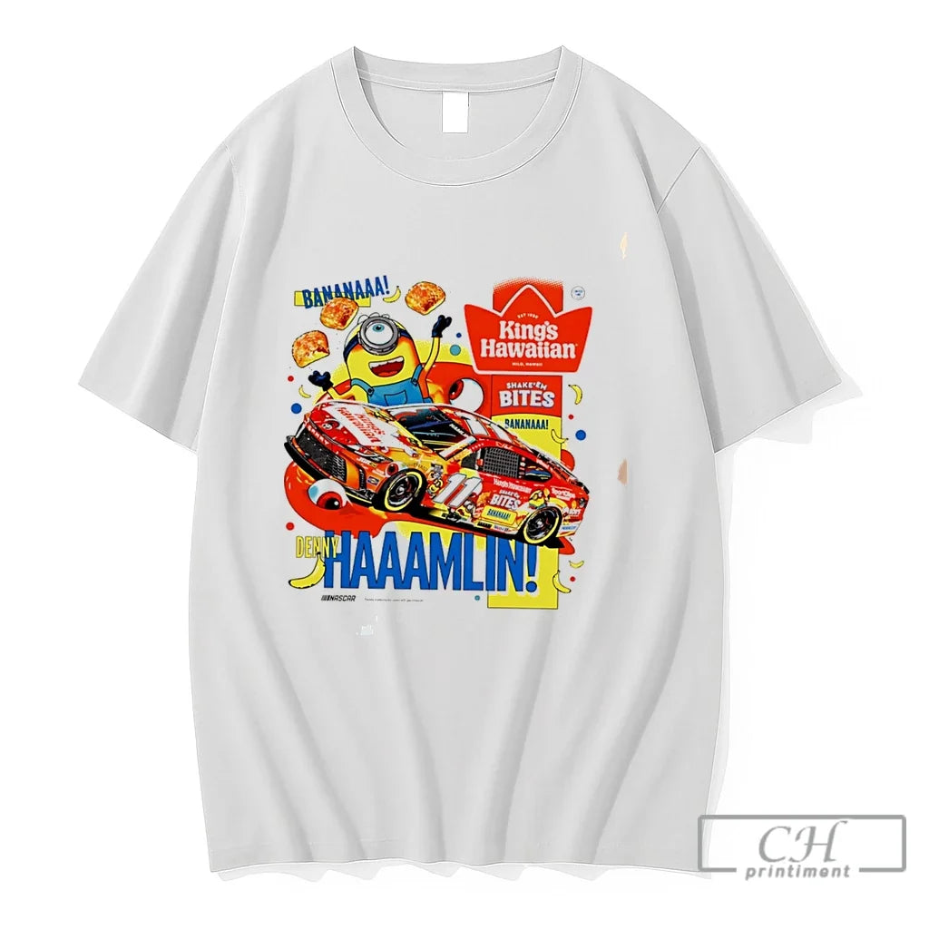 Premium Minion Kings Hawaiian Denny Hamlin Tee Unisex , , , Long Sleeve Tee