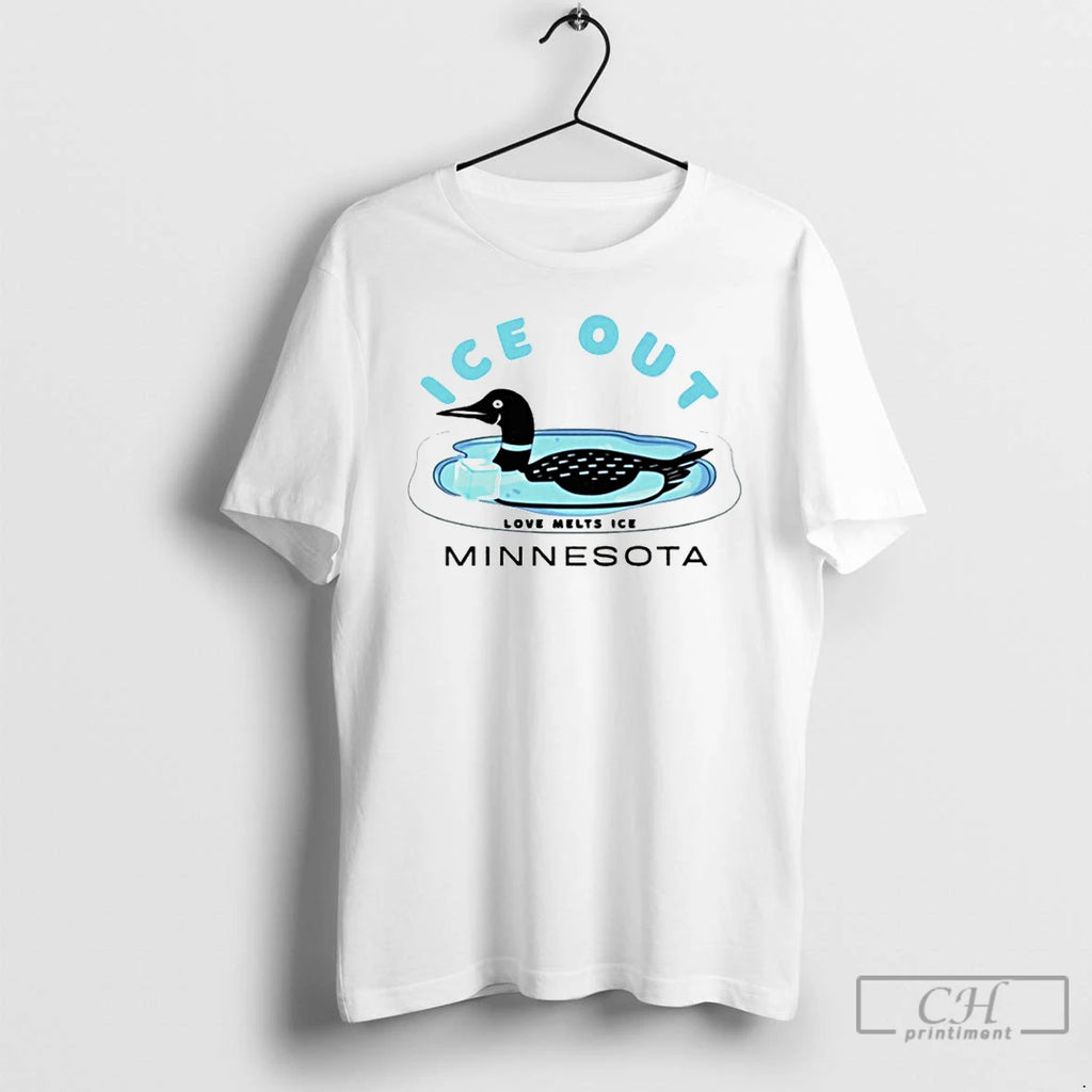 Premium Minnesota Loon Ice Out Love Melts Ice Minnesota