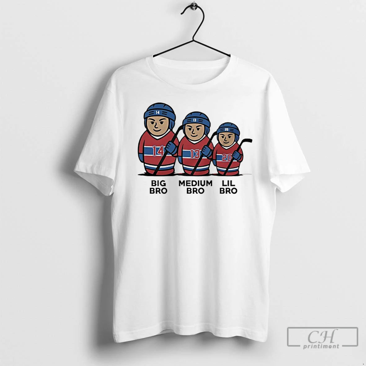 Premium Montreal Canadiens 3 Bros Big Bro Medium Bro Lil Bro