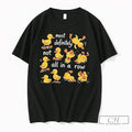 Premium Most Definitely Not All In A Row Cartoon Duck Tee Unisex , , , Long Sleeve Tee