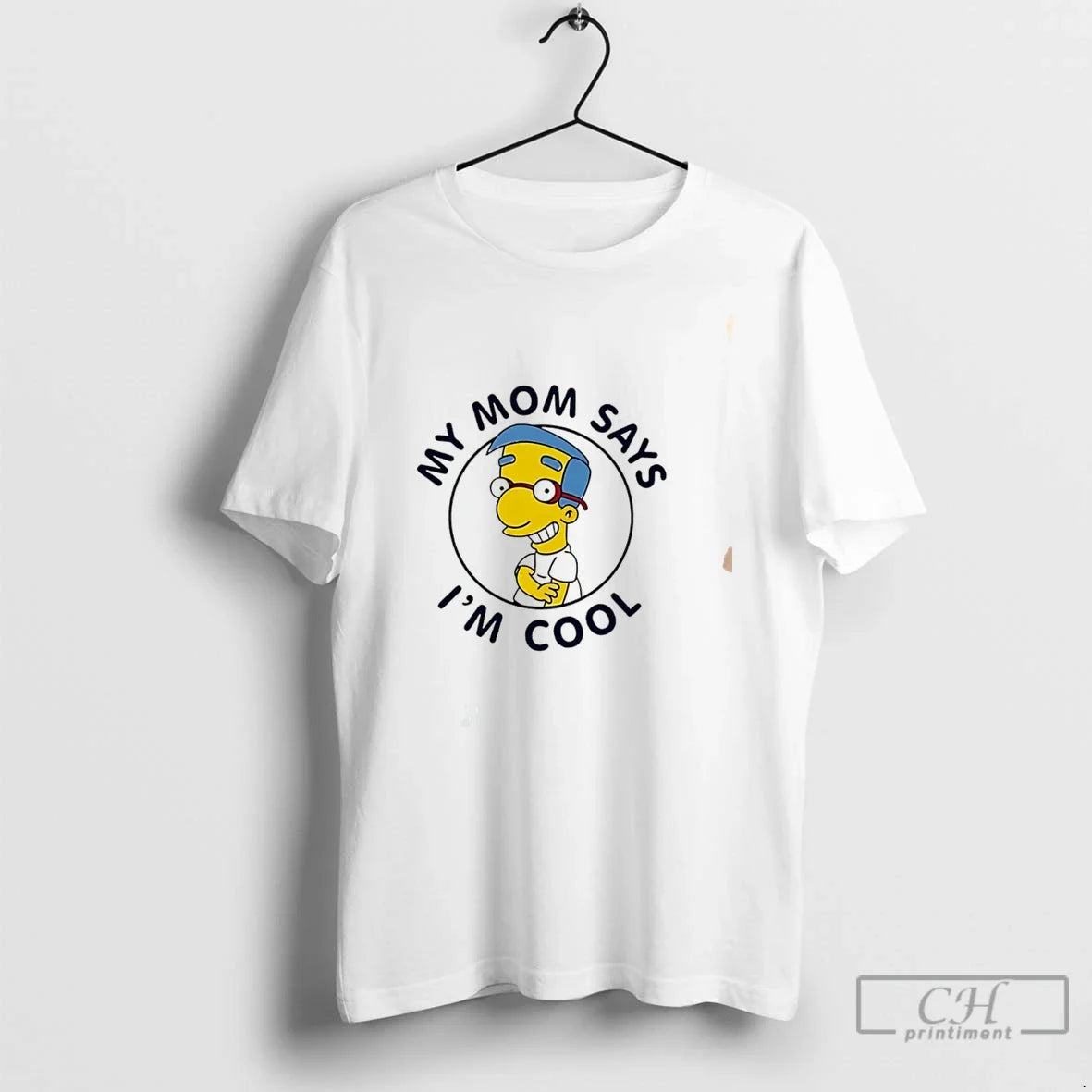 Premium My Mom Says Im Cool Milhouse Van Houten Tee Unisex , , , Long Sleeve Tee