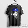 Premium Myles Garrett Wearing Kobe Bryant Big Face Los Angeles Dodgers Baseball Signature T Shirts