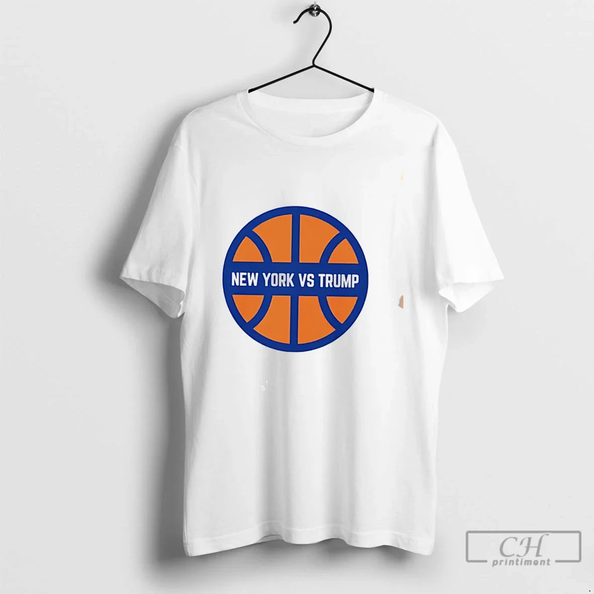 Premium New York Vs Trump Basketball Tee Unisex , , , Long Sleeve Tee