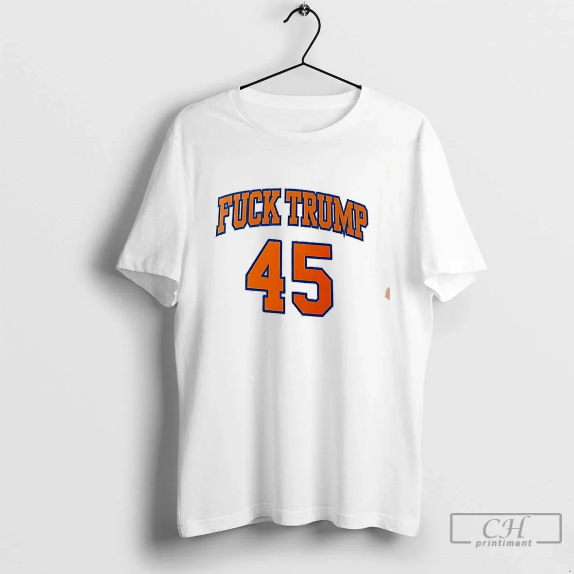 Premium Ny Knicks Fuck Trump Number 45 Player Tee Unisex , , , Long Sleeve Tee