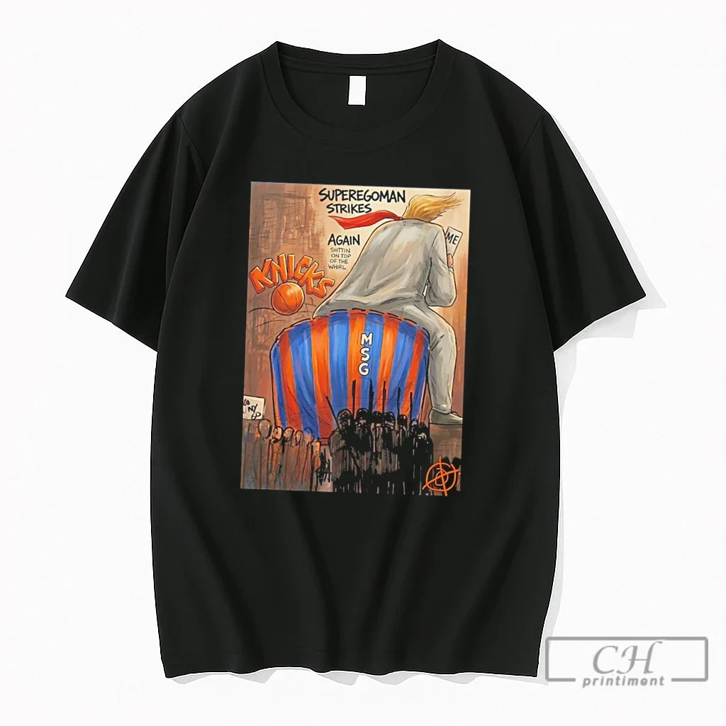 Premium Ny Knicks Superegoman Strikes Again Shittin On Top Of The Whirl Tee T Shirts Unisex , , , Long Sleeve Tee