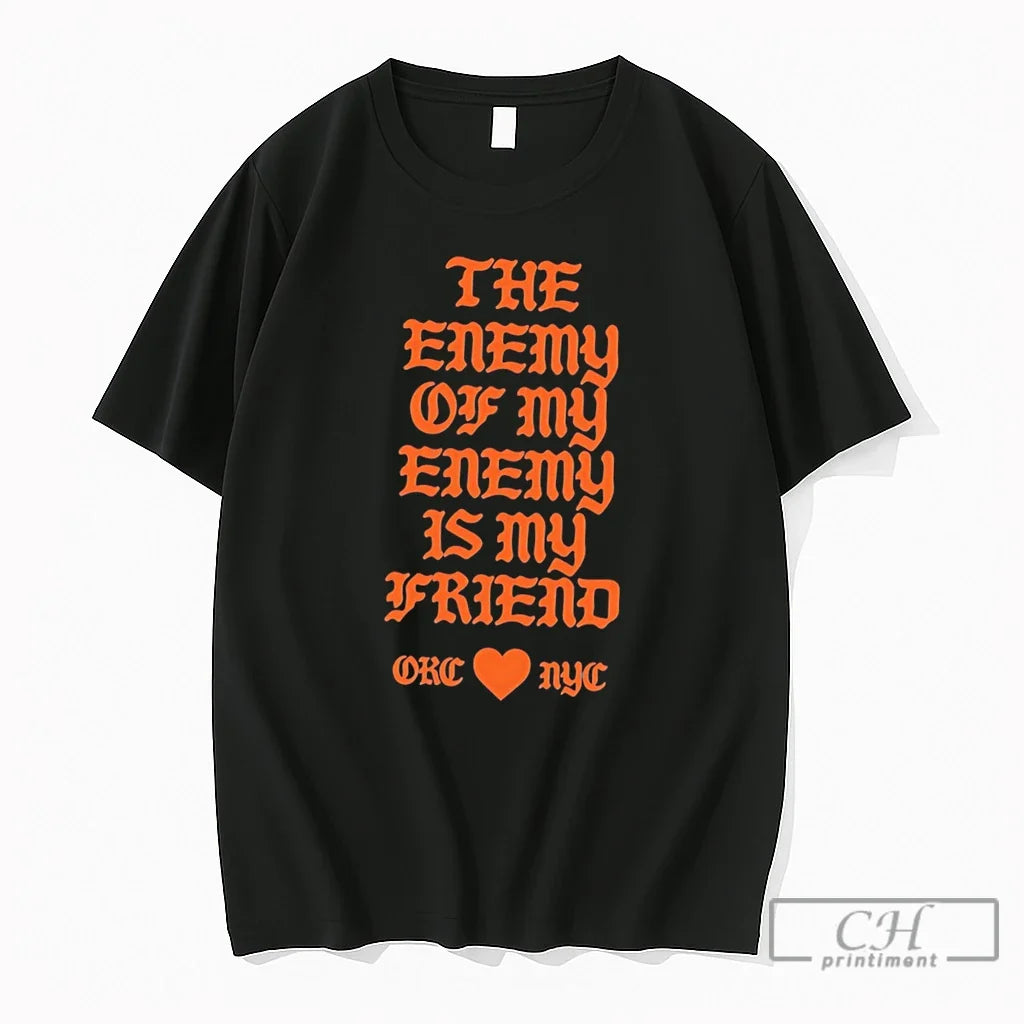 Premium Ny Knicks The Enemy Of My Enemy Is My Friend Tee T Shirts Sweater Unisex , , , Long Sleeve Tee
