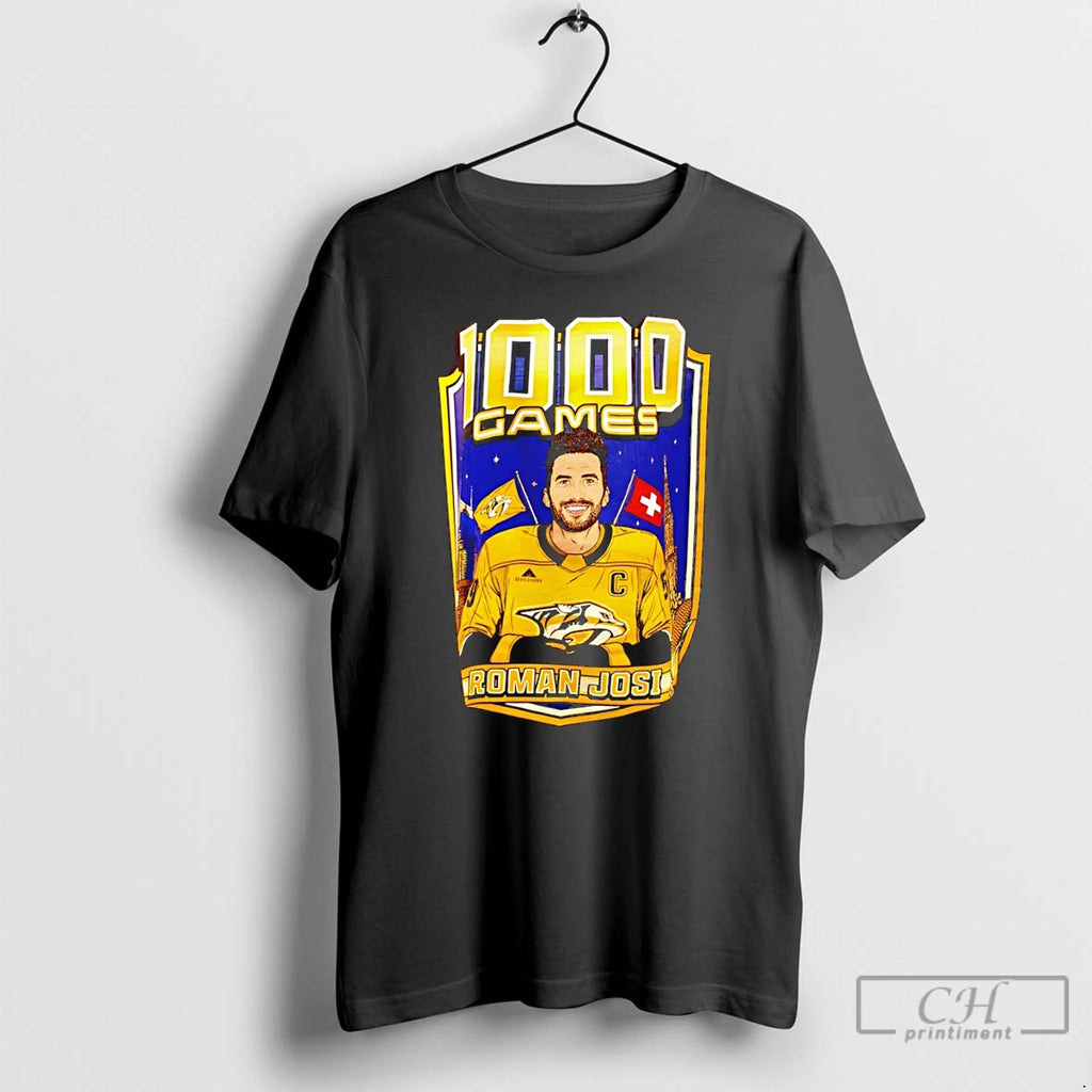 Premium Nashville Predators Roman Josi 1000 Games