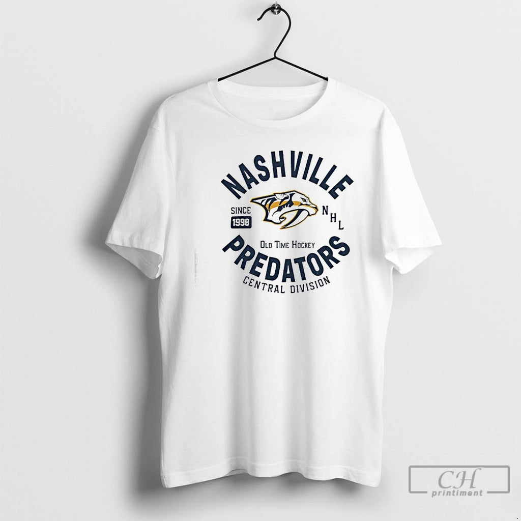 Premium Nashville Predators Old Time Hockey Nhl Since 1998 Centrak Division