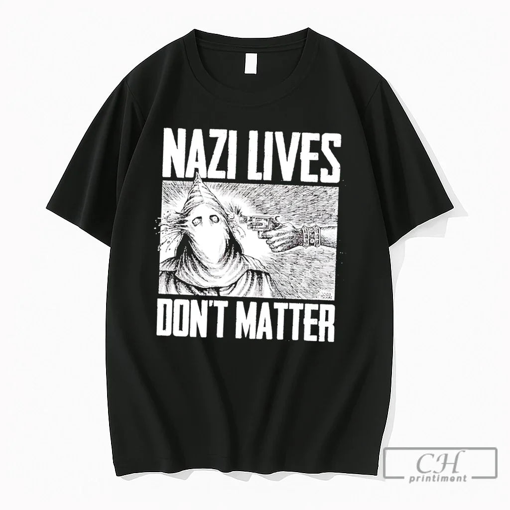Premium Nazi Lives Dont Matter Gun Tee Unisex , , , Long Sleeve Tee