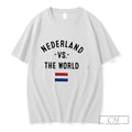 Premium Nederland Vs The World 2026 Flag Tee Unisex , , , Long Sleeve Tee