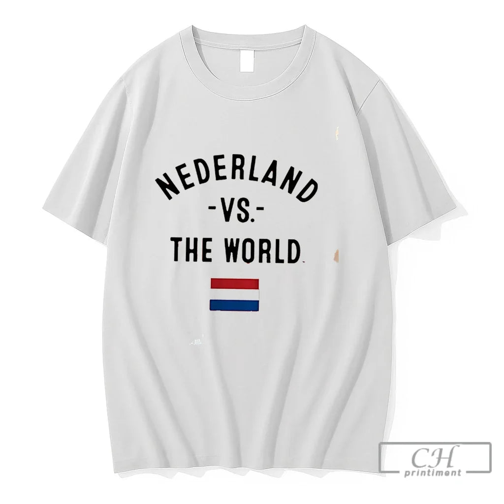 Premium Nederland Vs The World 2026 Flag Tee Unisex , , , Long Sleeve Tee