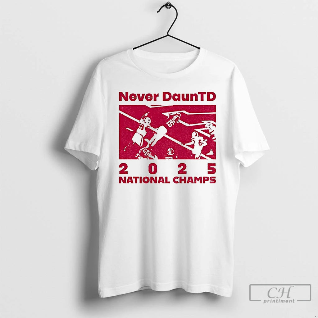 Premium Never Daun Td Indiana Hoosier Football National Champs 2025