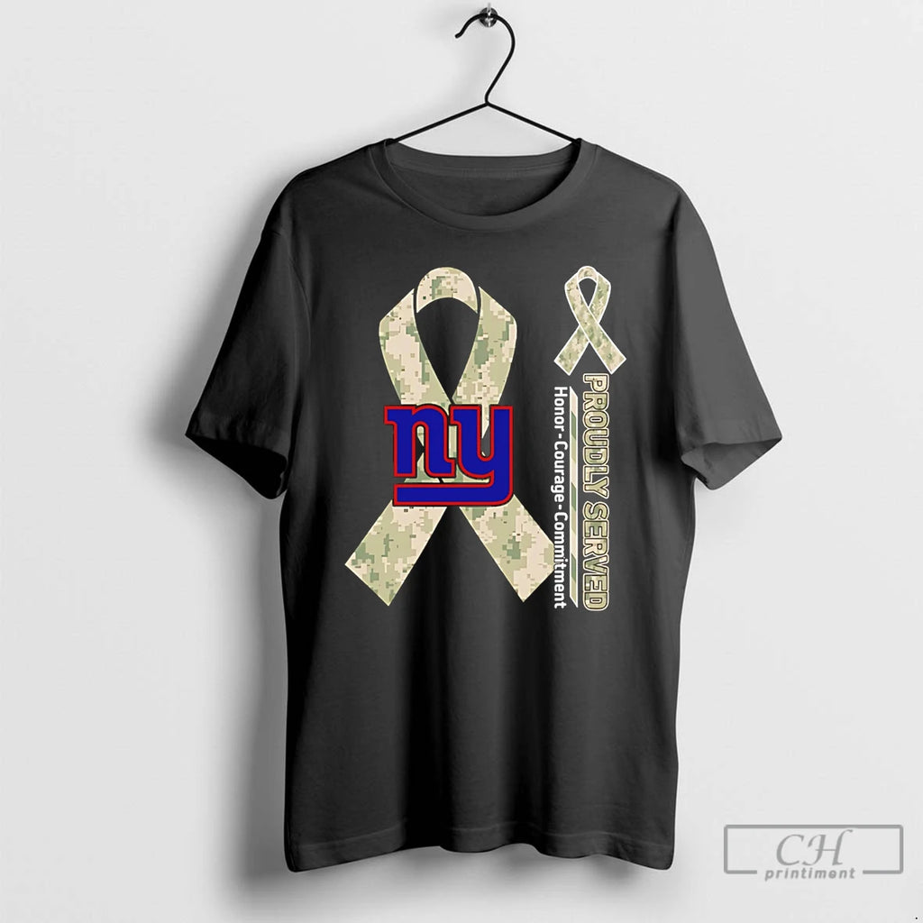 Premium New York Giants Proudly Served Honor Courage Commitment