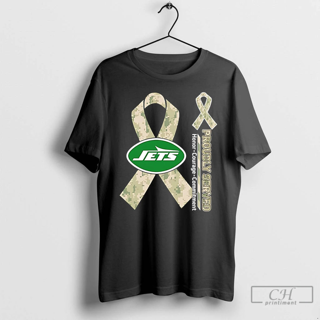 Premium New York Jets Proudly Served Honor Courage Commitment