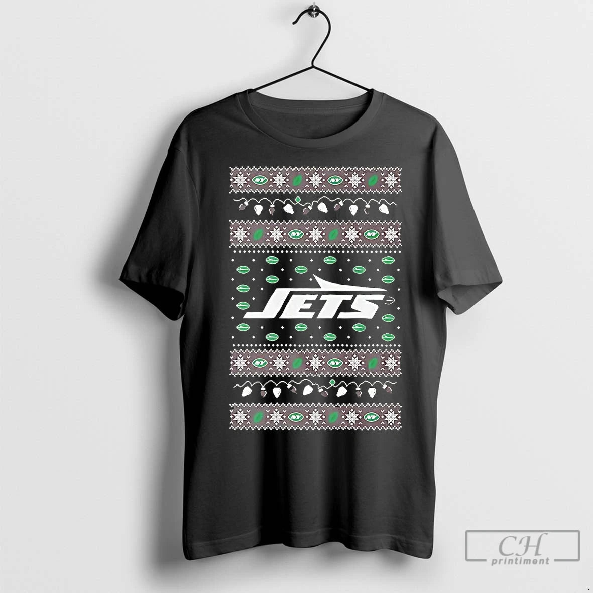 Premium New York Jets Ugly Christmas Light