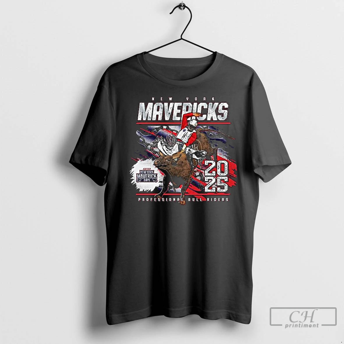 Premium New York Mavericks 2025 Event Professional Bull Riders Long Sleve