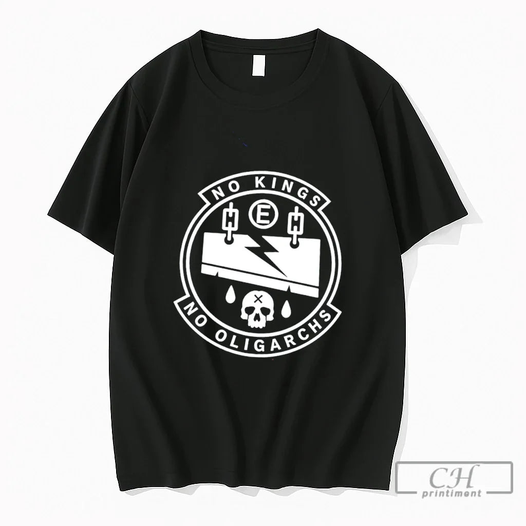 Premium No Kings No Oligarchs Tee Unisex , , , Long Sleeve Tee
