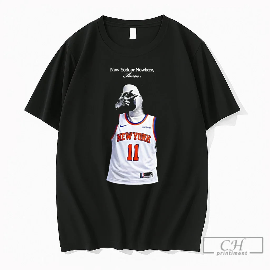 Premium Nun Jalen Brunson 3 Point New York Or Nowhere Amen 2026 T Shirts Sweater Unisex , , , Long Sleeve Tee