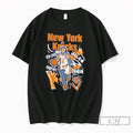 Premium Ny Knicks Jalen Brunson Chalked Up Running Pose Tee Unisex , , , Long Sleeve Tee