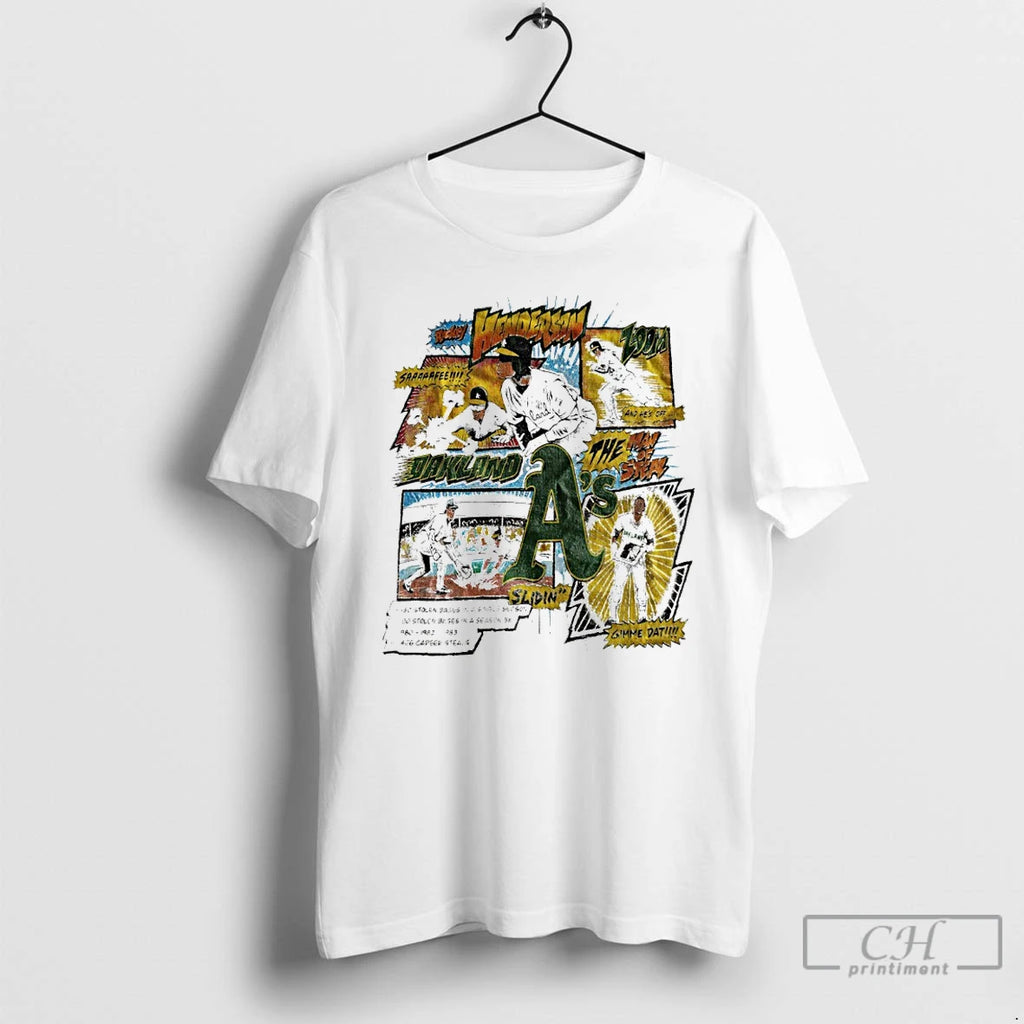 Premium Oakland Athletics Rickey Henderson Comics Vintage