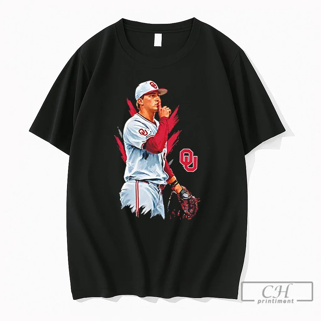 Premium Oklahoma Jackson Cleveland Shhh Posing Tee Unisex , , , Long Sleeve Tee
