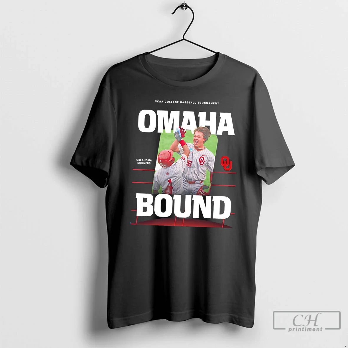 Premium Oklahoma Sooners Ncaa College Baseball Tournament Omaha Bound Tee Unisex , , , Long Sleeve Tee