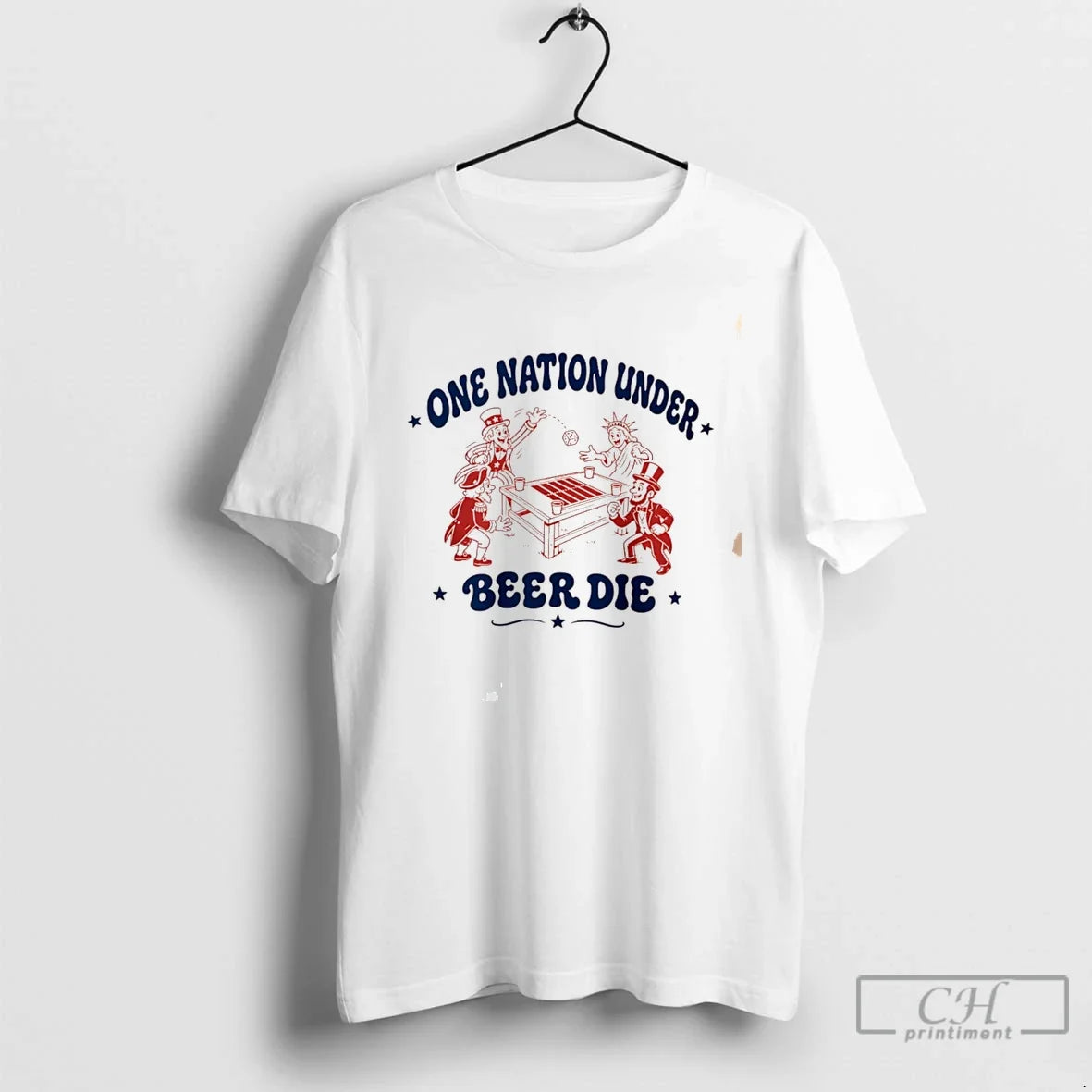 Premium One Nation Under Beer Die Tee Unisex , , , Long Sleeve Tee