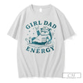 Premium Opossum Relaxing In Lounge Chair Wearing Cap And Sunglasses Girl Dad Energy T Shirts